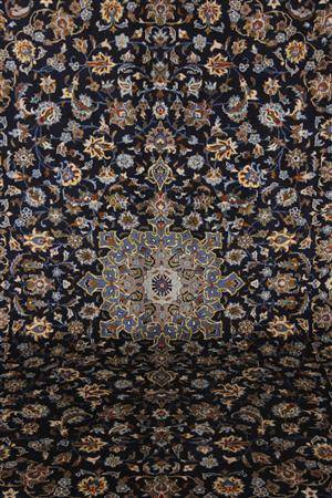 Persisk Keshan tæppe, 390x306 cm.