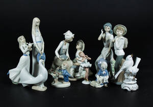 Porslinsfiguriner, bla Lladro 10 