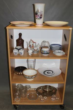 Diverse glas och porslin mm