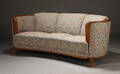 Dansk møbelproducent. Tre-pers. banansofa, 1940erne