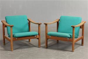 Hans J. Wegner. Par lænestole, model 280. 2 
