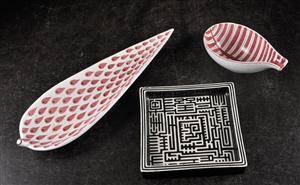 Stig Lindberg, Gustavsberg, 3 delar 3