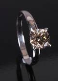 Solitaire ring ca. 1.14 ct.