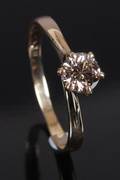 Solitaire ring ca. 0.56 ct.