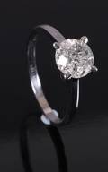 Solitaire ring ca. 1.03 ct.