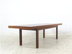 Großer Sofatisch  Coffee Table der 1960er Jahre in Palisander