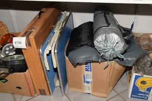 Campingbord, tält m m