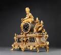 Kaminur af zink, 1800-tallets slutning