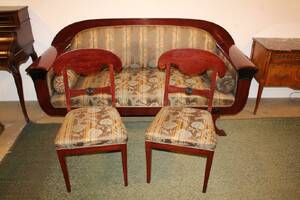 KARL JOHAN SOFFA, 2 STOLAR