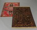To orientalske tæpper 190x130 cm. og 205x130 cm.  2