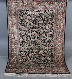 Kinesisk Silketæppe, 185 x 124 cm