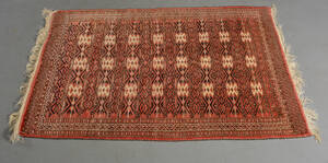 Turkmensk tæppe, 135 x 205 cm.
