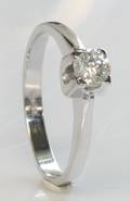 Solitairering, ca. 0.32 ct.