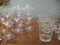 Glasservisdelar, 11 vinglas  10 st whiskyglas