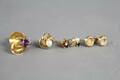 Örhängen i guld 18 k 6 st