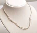 Collier med rå diamanter, ca. 21 ct