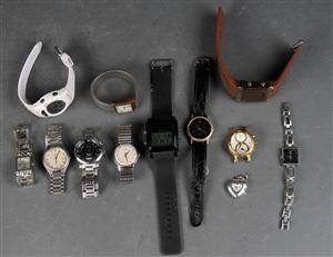 Puma, Rosendahl, Praim, Seiko mfl. Samling mekaniskebatteri armbåndsure 12