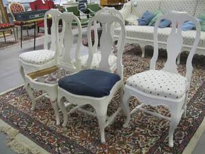 Stolar, 5 st. Svensk rokokostil