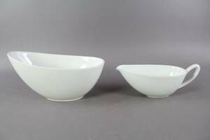 Såsskål och såskanna Rörstrand Blå Eld Hertha Bengtsson