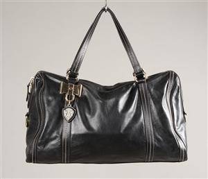 Gucci, skuldertaske, sort læder