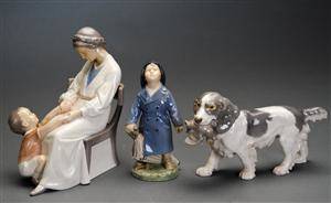 Royal Copenhagen, Bing Grøndahl. Tre figurer