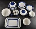 Hertha Bengtsson, Rörstrand, Blå Koka, servisdelar 28