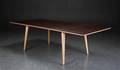 Snedkermester Lau Lauritsen. Spisebord  konferencebord af wengé