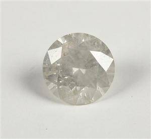 Uindfattet diamant, ca. 2.50 ct
