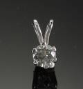 Diamant vedhæng, ca. 0.50 ct.