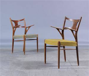 Kurt Østervig. Armstole, ege- teaktræ 2  