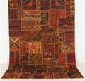 Handknuten persisk matta, patchwork 305 x 220 cm