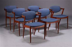 Kai Kristiansen. Spisestole, teaktræ 6