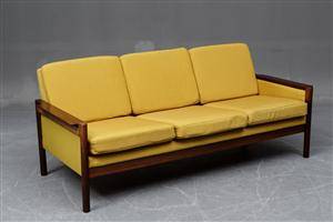 Dansk møbelproducent 3-personers palisander sofa