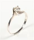 Ring, 14 kt vittguld, brillant