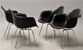 Charles Eames. Sæt armstole, model DAX 4 