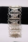 Silverarmband, filigranarbete