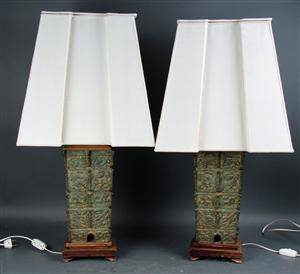 Et par kineiske bordlamper 2