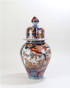 Chinesische Deckelvase 20. Jh.