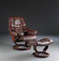 Stressless. Lænestol samt skammel 2  