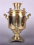 Samovar af messing H. 47 cm