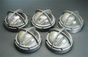Lauritz Knudsen. Fem skotlampern af aluminium 5