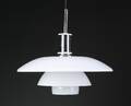 Poul Henningsen. PH 4½  4 pendel, opalglas 