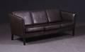 Dansk møbelproducent 3-personers sofa, læder