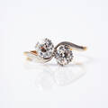 Ring 18 k guld diamanter