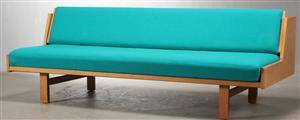 Hans. J. Wegner. Briks  sovesofa, stel af egtræ