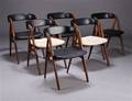 Dansk møbelproducent. Spisestole, teaktræ 6
