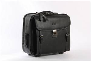 Apples.  BusinessRejsetaske i sort læder.