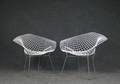 Harry Bertoia, 2 Sessel Modell 421 Diamond für Knoll International. Entwurf von 1950-52 2