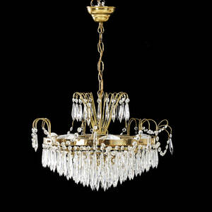 Ljuskrona Karl Johan-stil