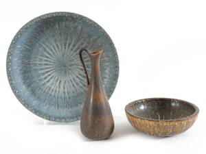 Stengods 3 delar, Gunnar Nylund för Rörstrand